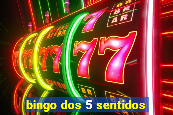 bingo dos 5 sentidos